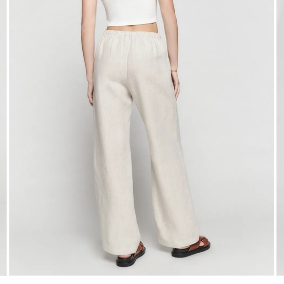 Reformation Olina Wide-Leg Linen Pants - Picture 2 of 6
